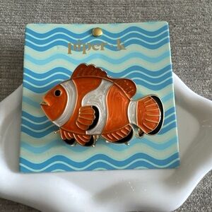 New Release Piper K Clown Fish Hair Claw Clip